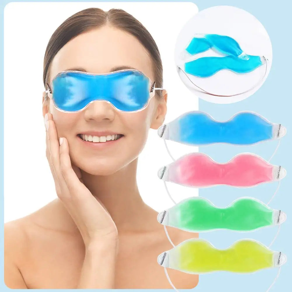 Gel Cooling Eye Mask – Hot & Cold Therapy for Puffy Eyes