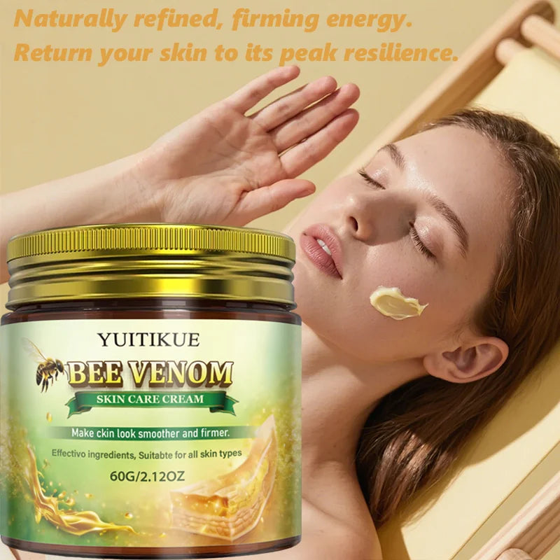 Yuitikue Bee Venom Skin Care Cream, 60g Firming & Smoothing Face & Body Cream, Suitable for All Skin Types Peaceful Pleasures Health and Wellness