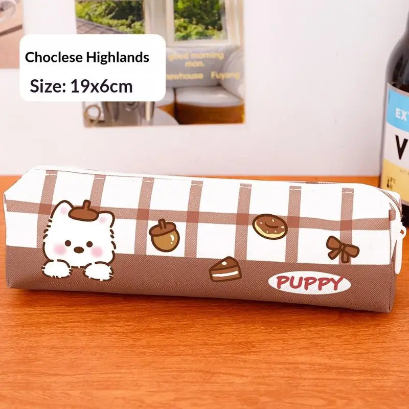 Cute Cartoon Pencil Case – Student Pen Box & Stationery Organizer
