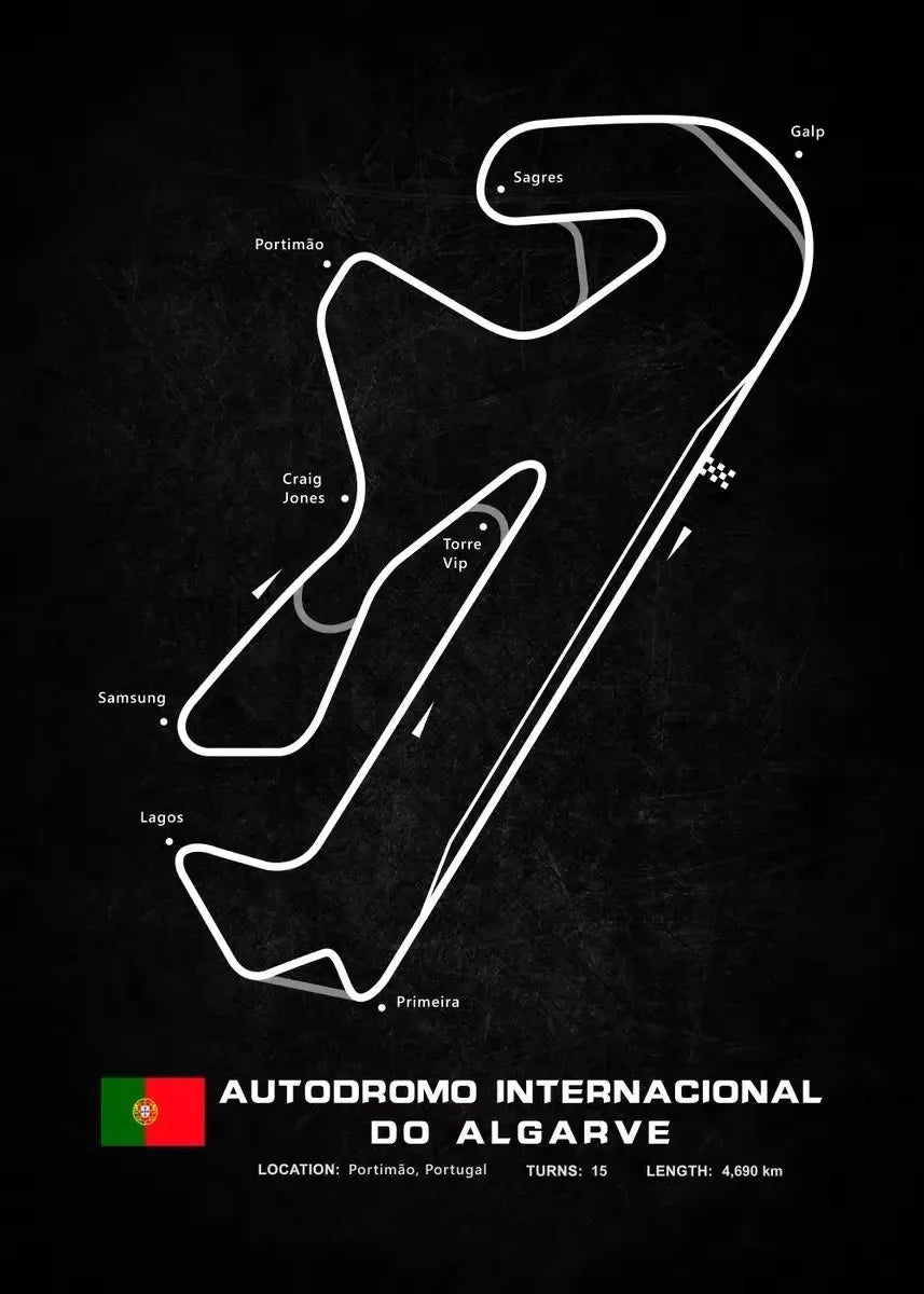 Modern World Racing Circuits Poster Prints Nurburgring Sarthe Nordschleife Canvas Painting Wall Art Picture Room Garage Decor Peaceful Pleasures Health and Wellness Ivory 20x30cm