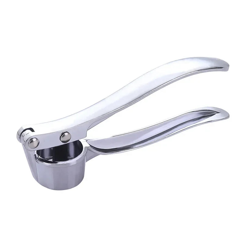 Stainless Steel Garlic Press Crusher & Mincer | Kitchen Tool Garlic Press Peaceful Pleasures Health and Wellness