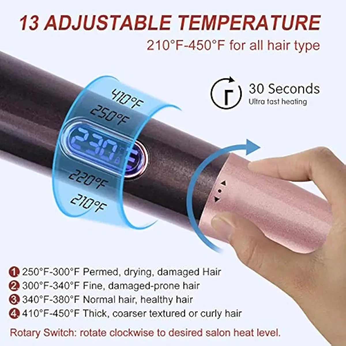 Hair Straightener And Curler 2 in 1 Ceramic Tourmaline Twist Straightening Curling Hair Styling Flat Iron Tool Dual Voltage Peaceful Pleasures Health and Wellness