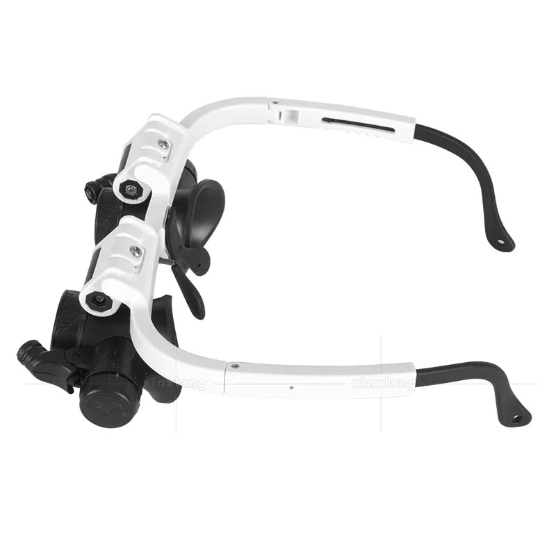 Magnifying Glasses Led Light Lamp Head Loupe Jeweler Headband Magnifier Eye Glasses Optical Glass Tool Repair Reading Magnifier Peaceful Pleasures Health and Wellness