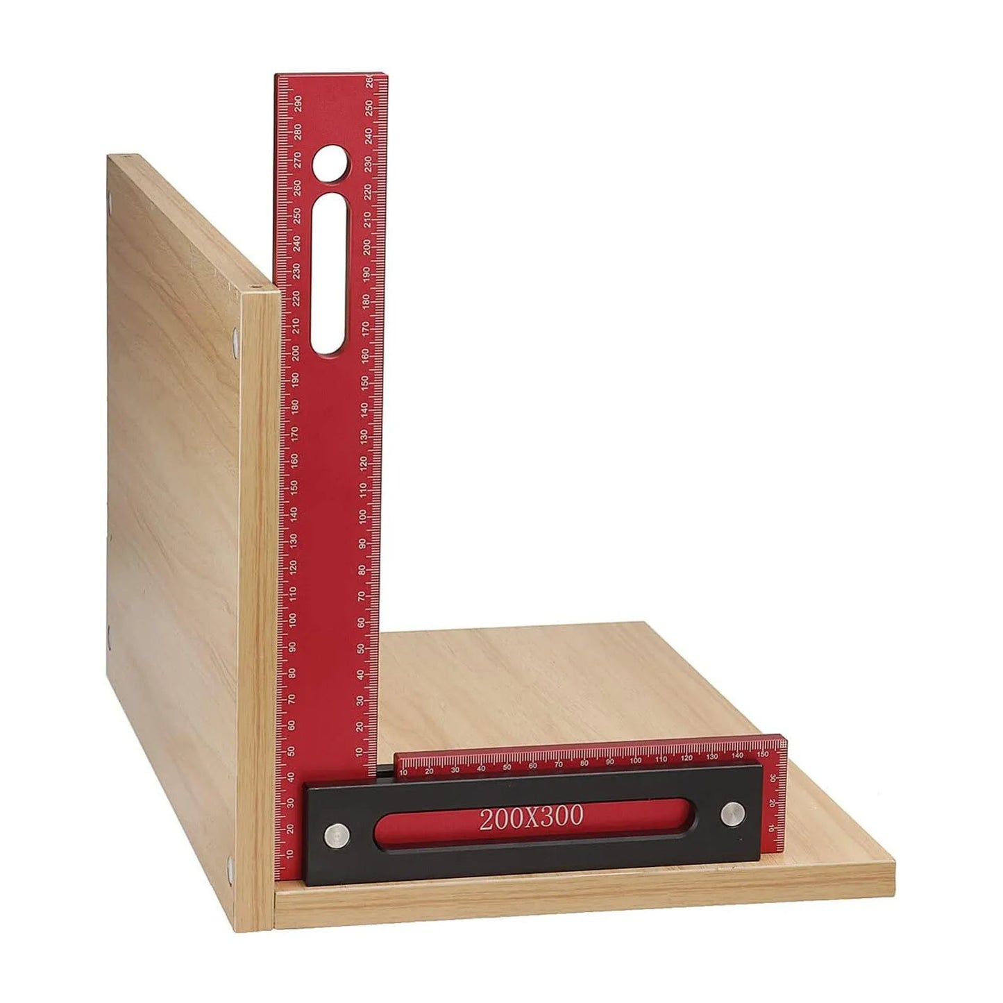 Right Angle Woodworking 300x200mm L Shape Aluminum Alloy Framing with Stop Fence Woodworking Peaceful Pleasures Health and Wellness