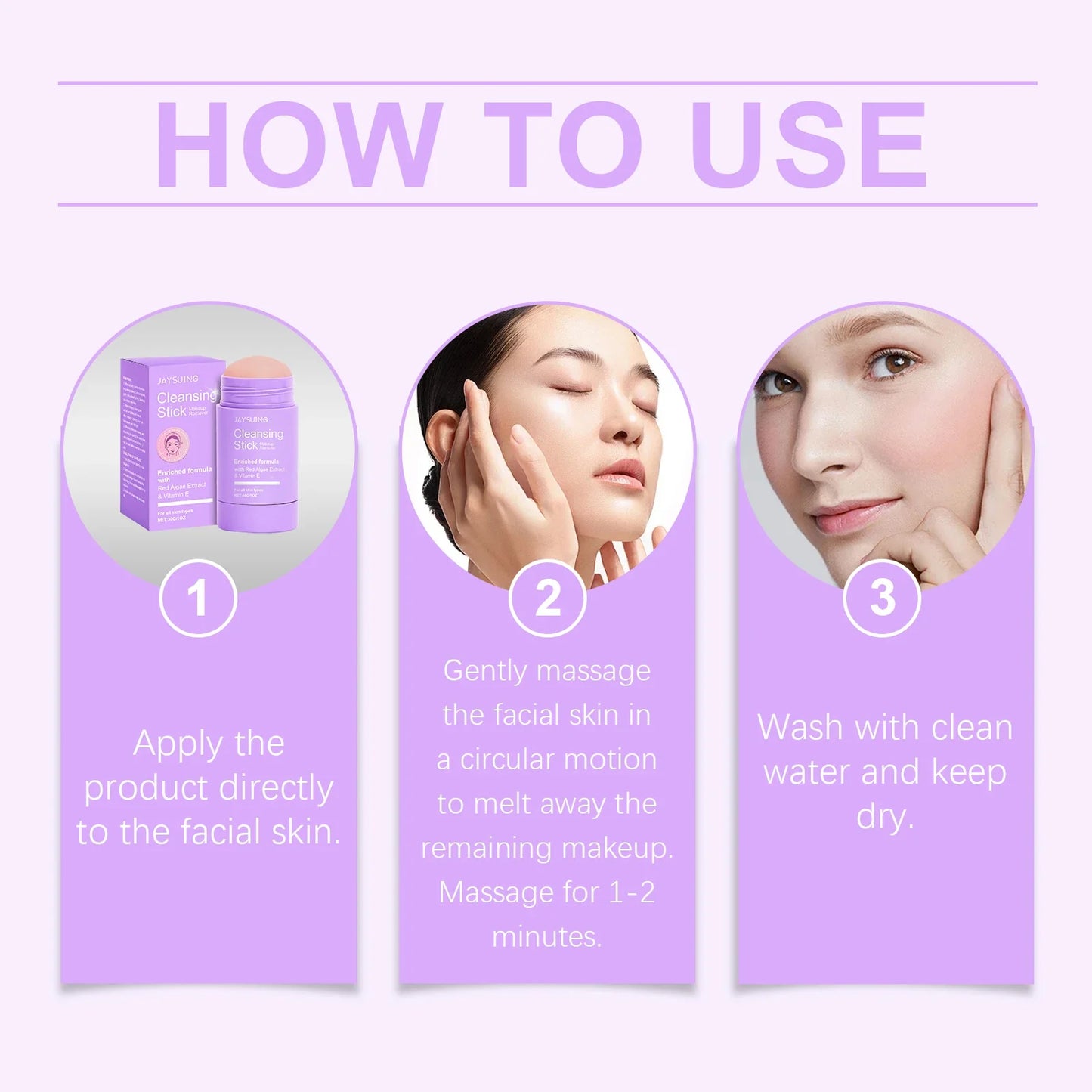 Vitamin E Makeup Remover Stick – Deep Pore Cleansing 30g