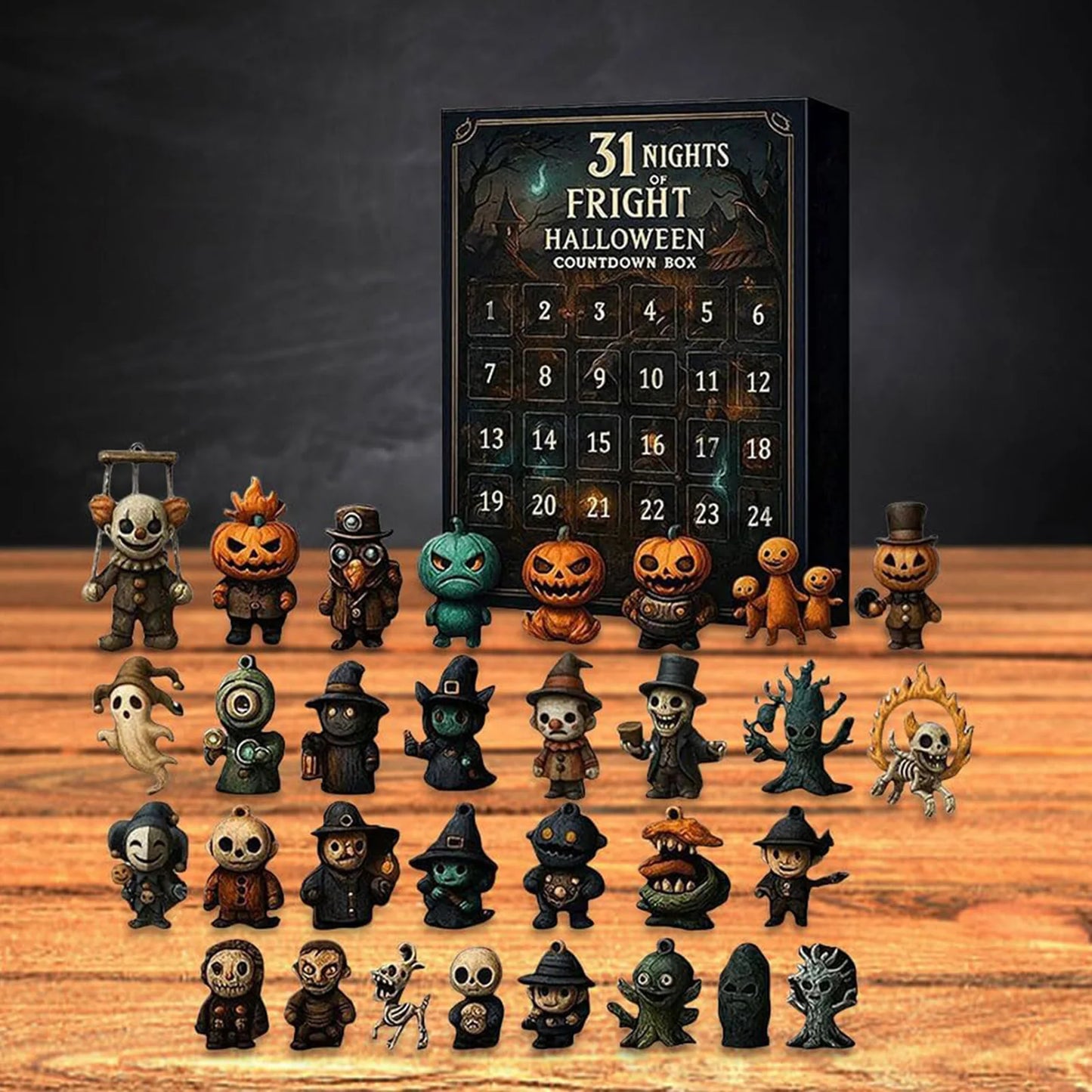 31 Nights Of Fright For Halloween Countdown Box 2025 Advents Calendar For Halloween With 31 Spookys Surprise Toys For Kids Peaceful Pleasures Health and Wellness