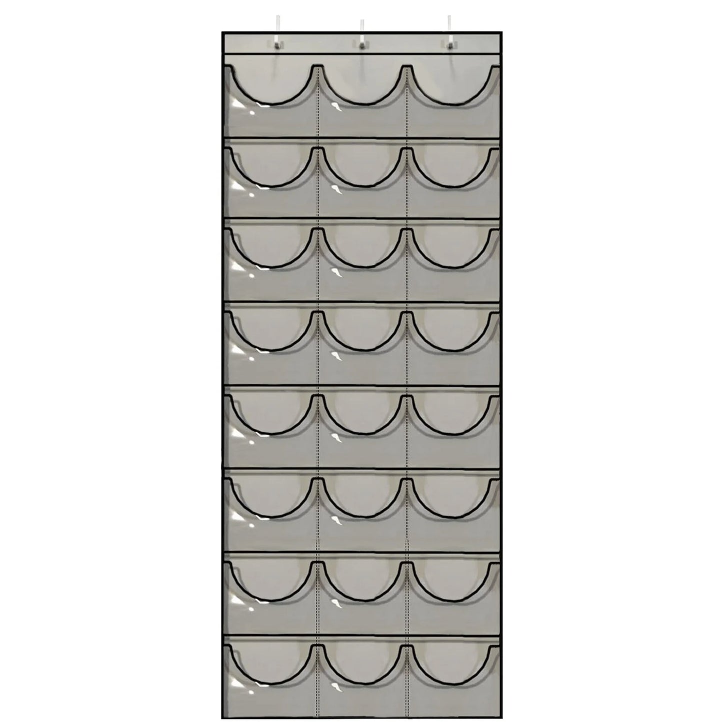 24-Pocket Baseball Cap Organizer – Over-Door Hat Rack Storage