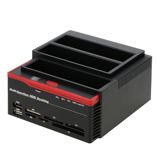 KKMOON 3-Bay USB 3.0 HDD Docking Station | SATA & IDE, 6TB HDD Docking Station Peaceful Pleasures Health and Wellness Default Title