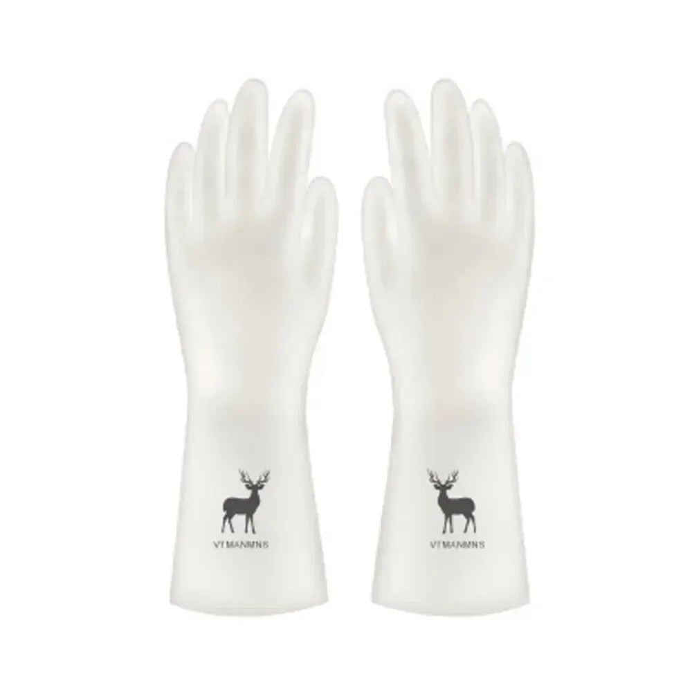 Waterproof Rubber Cleaning Gloves – Dishwashing & Laundry
