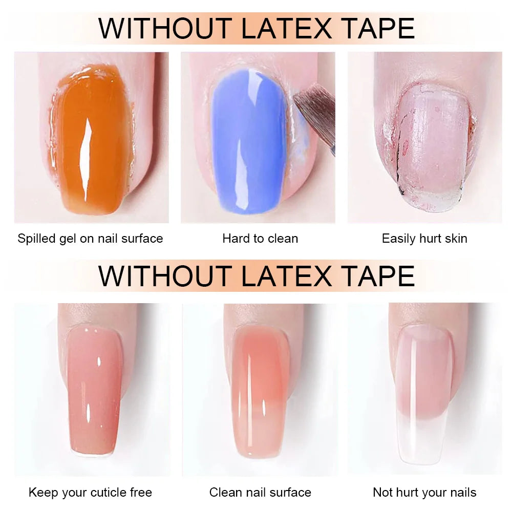 8ml Nail Peel Off Liquid Anti-Overflow Glue Edge Latex Tape, Peel OffCuticle Guard Nails Finger Lacquer Protector, Nail Polish Peaceful Pleasures Health and Wellness