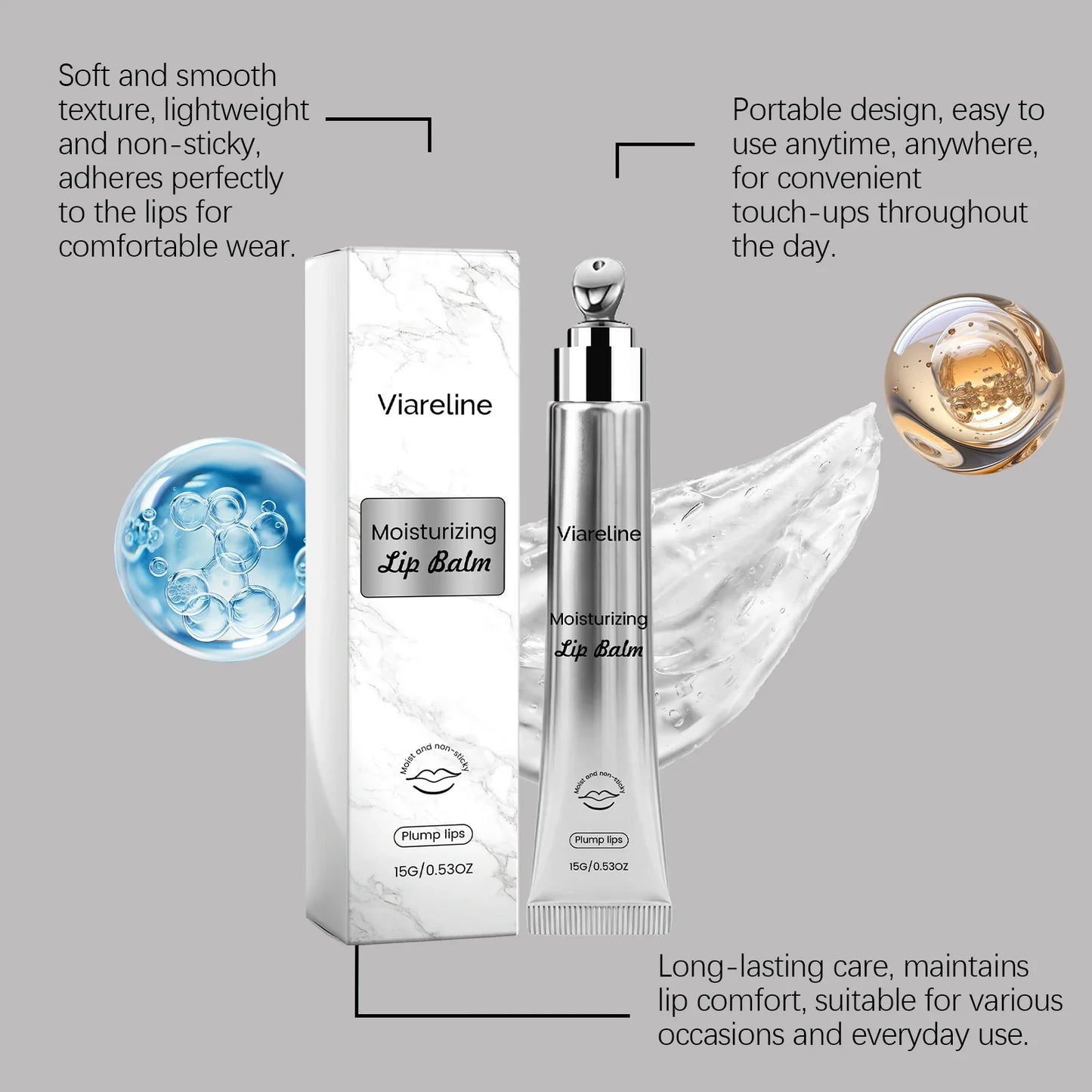 VIARELINE Lip Balm – Moisturize, Lighten & Smooth Dark Lips