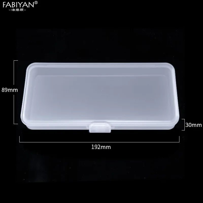 3pcs Empty Plastic Manicure Container, Tweezers, Cuticle Pusher, Brushes, Cleaning Cotton Pads, Rectangle Nail Art Storage Box Peaceful Pleasures Health and Wellness BF35-0038 China Mainland