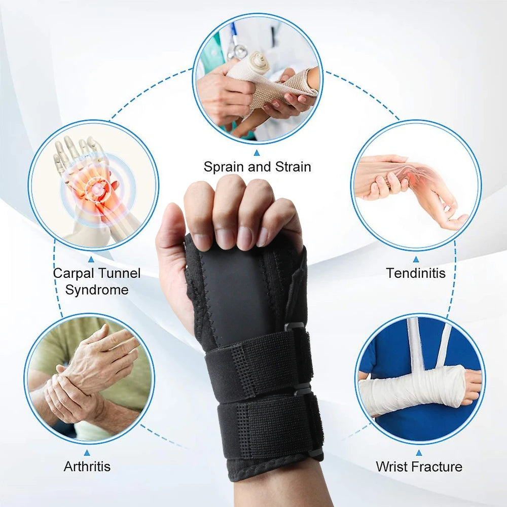 WEFITON Wrist Brace Carpal Tunnel | Metal Splint Left & Right Wrist Brace Splint Peaceful Pleasures Health and Wellness
