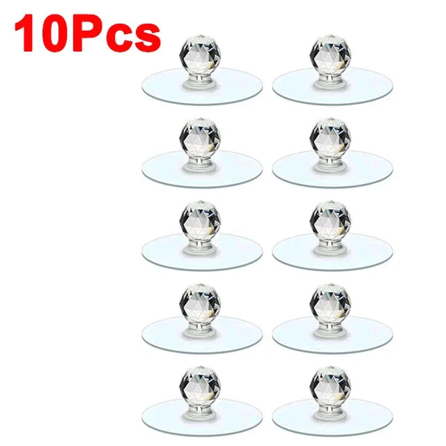 Self-Adhesive Drawer Knobs – Punch-Free Cabinet Handles 2–10pk