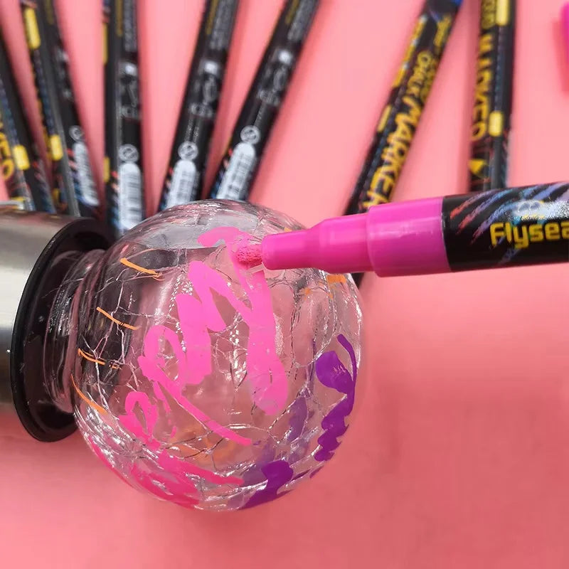 Liquid Chalk Markers-washable Wet Erase Maker Pens Blackboard