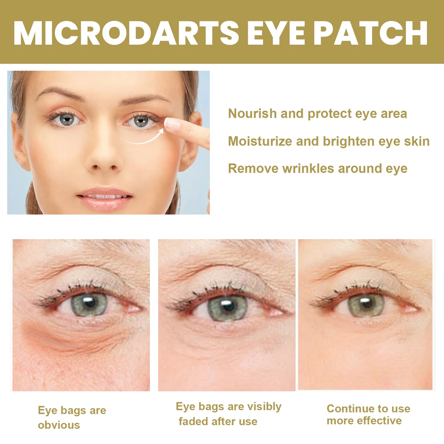 Hyaluronic Acid Microneedle Eye Patches – Dark Circles & Puffiness