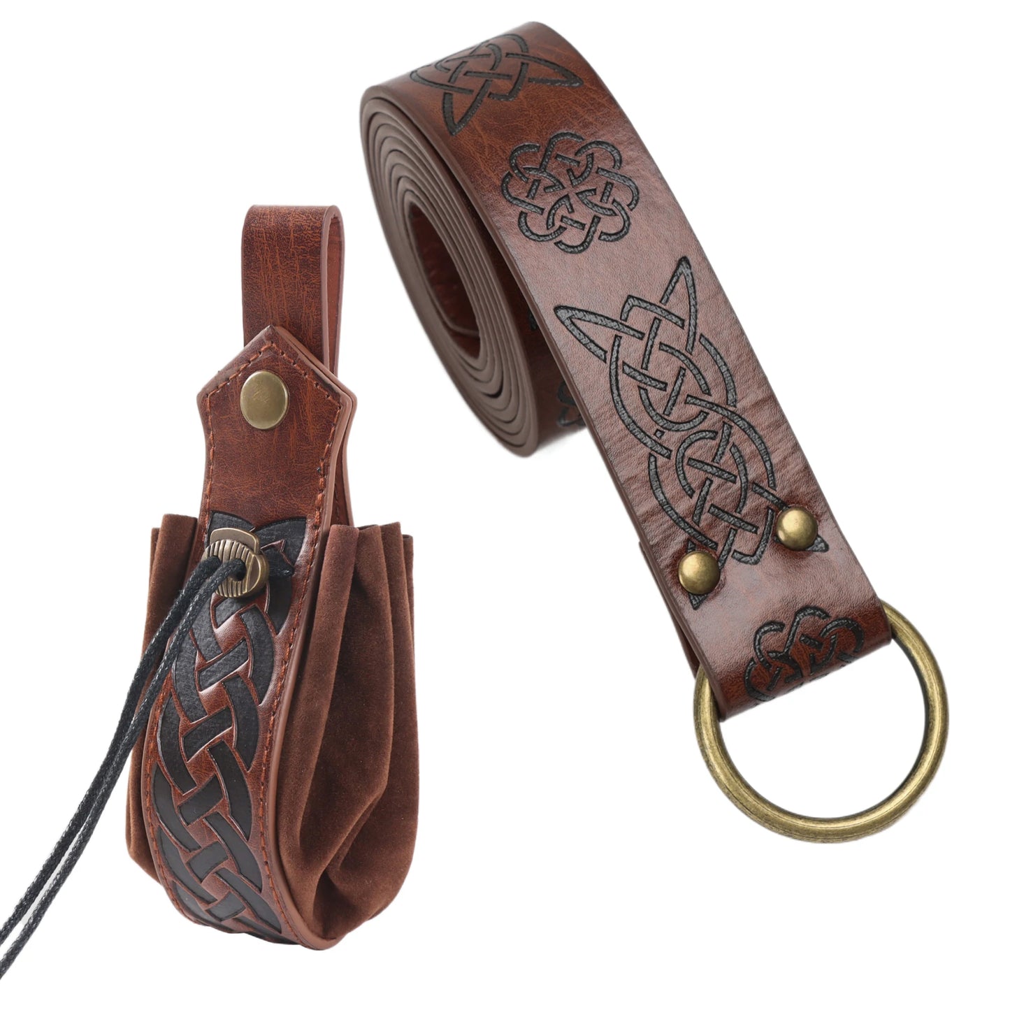 Cosplay Props Faux Leather Medieval Accessories Punk Belt Vintage Arm