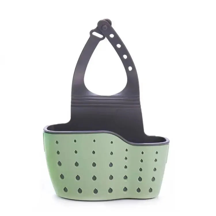 Adjustable Sink Drain Basket – Sponge & Soap Holder