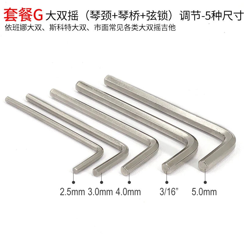 Electric Guitar Hexagonal Wrench Bass Code String Pitch Height