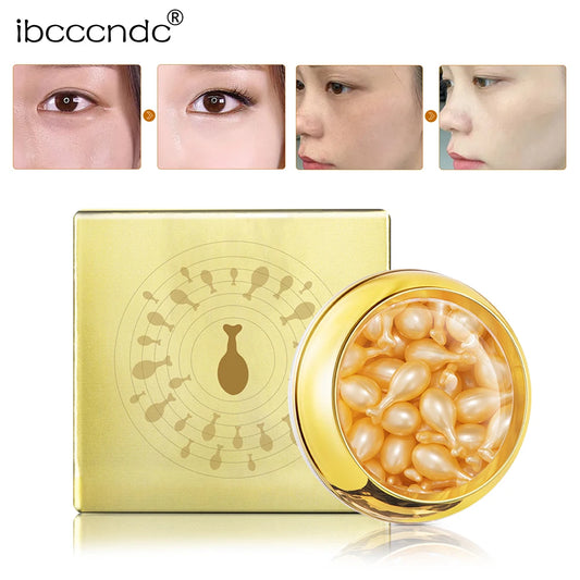 Retinol Capsule Essence Facial Brighten Serum Moisturizing Nourishing Anti-Wrinkle Vitamin E Face Serum Hyaluronic Acid Skincare Peaceful Pleasures Health and Wellness
