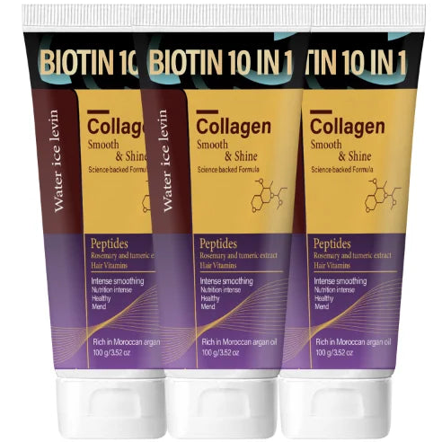 10-in-1 Biotin Hair Mask – Keratin & Collagen, All Hair Types Deep Hair Mask Peaceful Pleasures Health and Wellness Leave-In