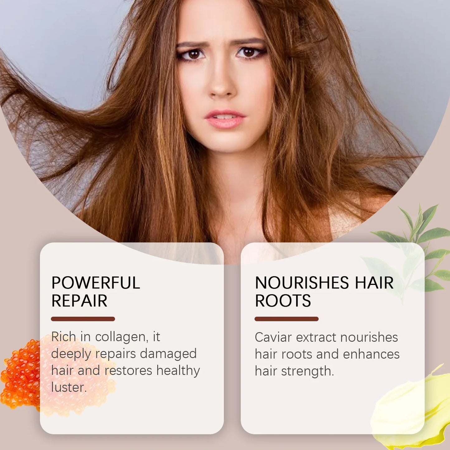 WIYUN Collagen Hair Mask – Keratin Deep Repair Treatment