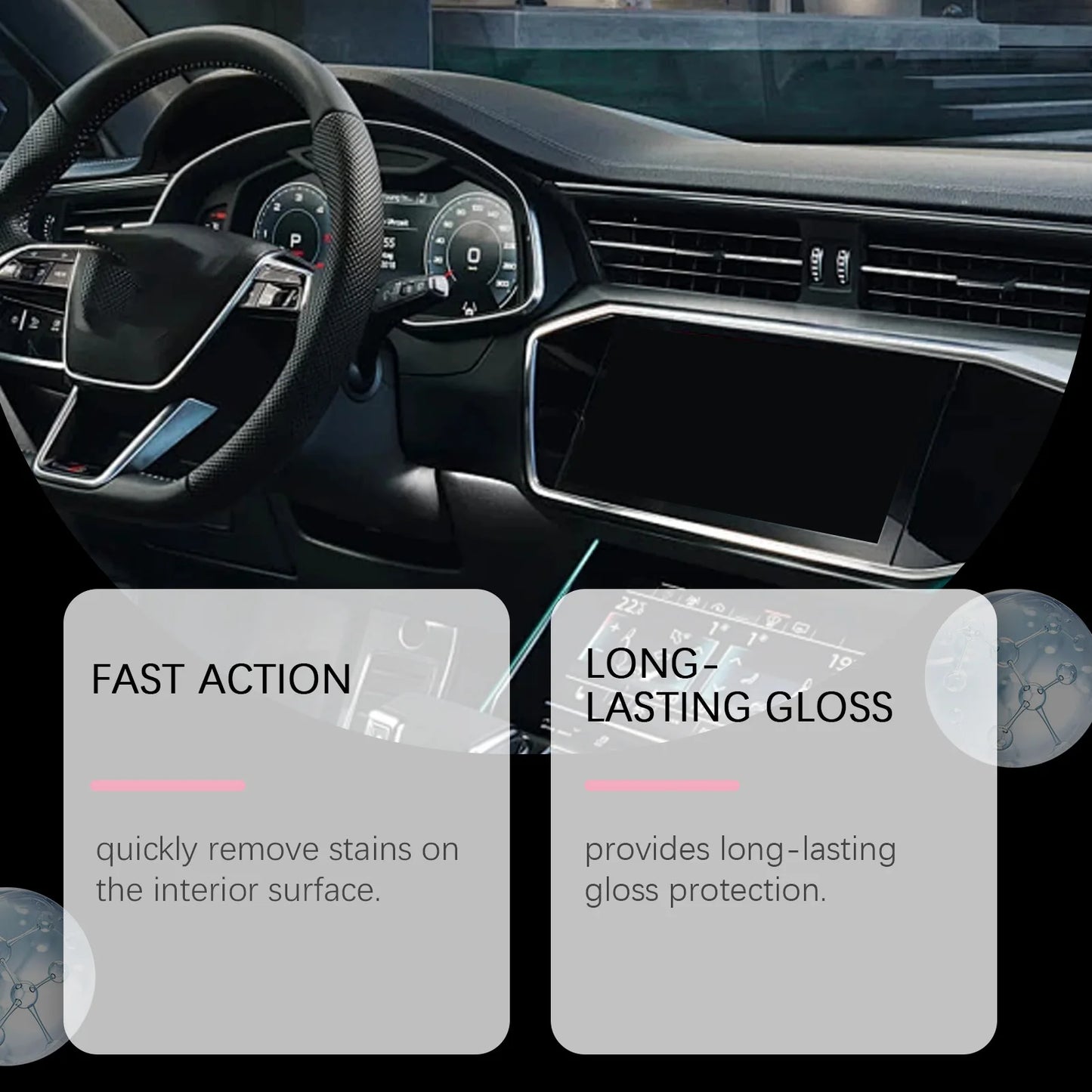 Rayhong 100ml Car Interior Polish & Leather Care Kit