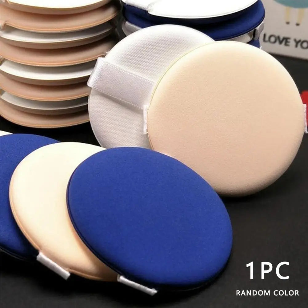 Mini Round Cushion Puff for Makeup Application Peaceful Pleasures Health and Wellness random color 1pc
