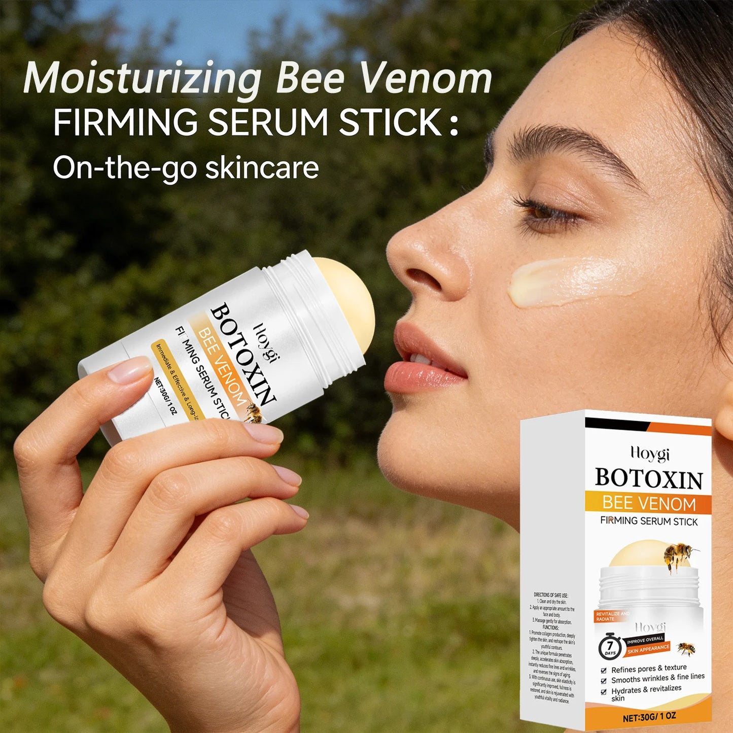 EELHOE Bee Venom Firming Serum Stick | Anti-Aging Face Balm Firming Serum Stick Peaceful Pleasures Health and Wellness