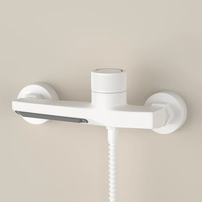 Wall Mounted Waterfall Bathtub Faucet Set with Handheld Shower