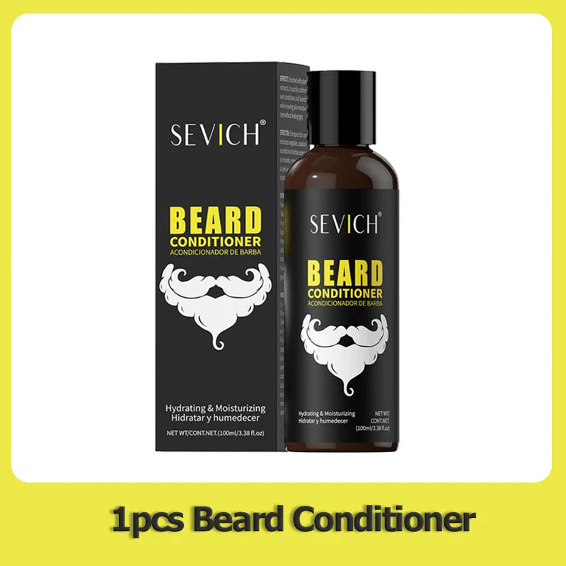 Men's Beard Care Set – Shampoo, Conditioner & Moisturizer