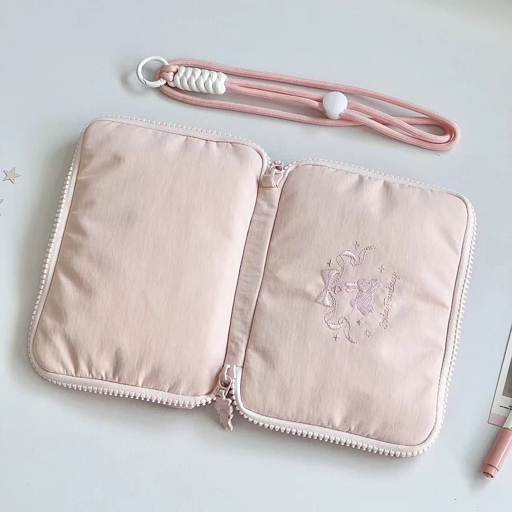 Ballet Rabbit Card Bag ID Storage Neck Hanging Travel Small Passport