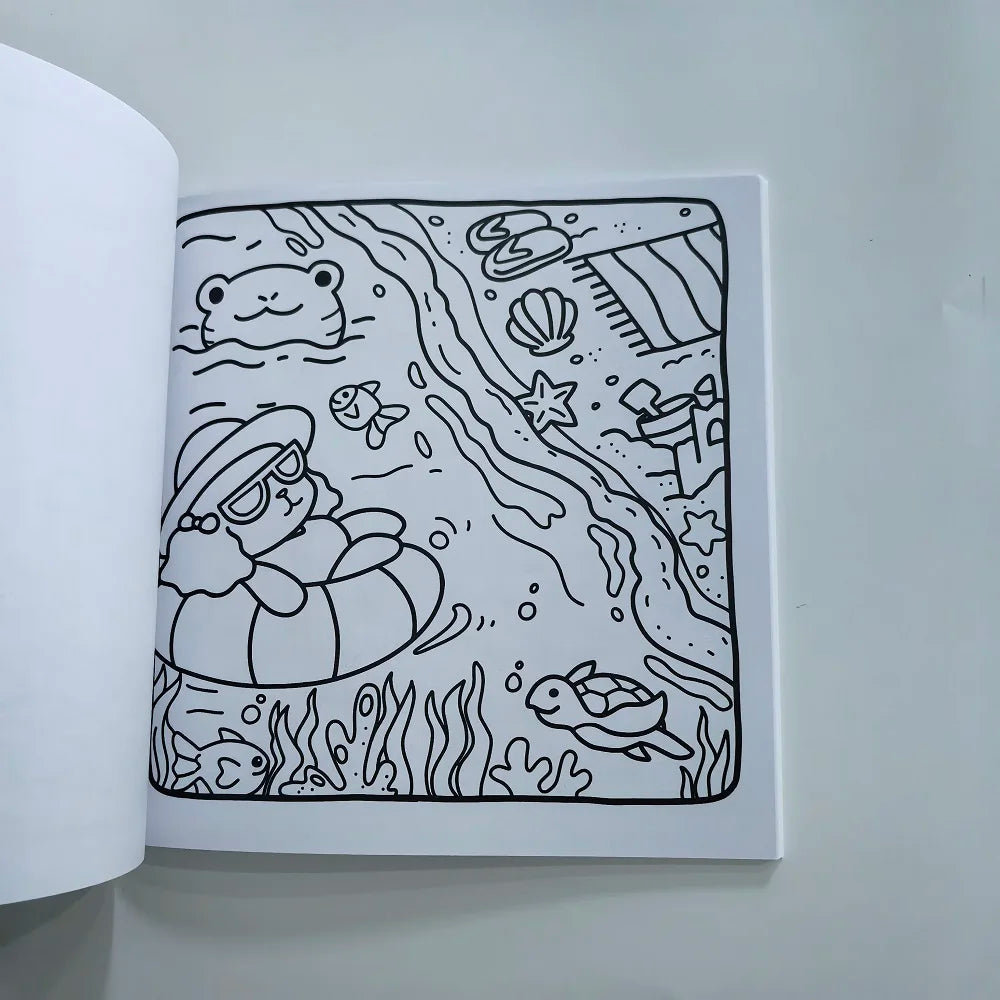 Cozy Times Cute Comfy Patterns Coloring Book Adults Drawing Perfect
