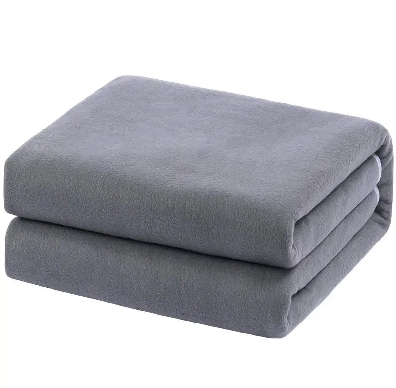 110V US Plug Electric Blanket Body Warmer Heated Blanket Thermostat Electric Heater Blanket Electric Heating for Winter Room Use Peaceful Pleasures Health and Wellness Gray 70x150cm
