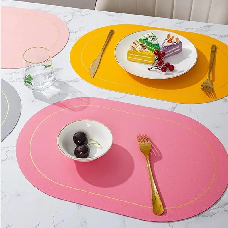 Leather Placemats – Heat Resistant, Waterproof & Washable Leather Placemats Peaceful Pleasures Health and Wellness
