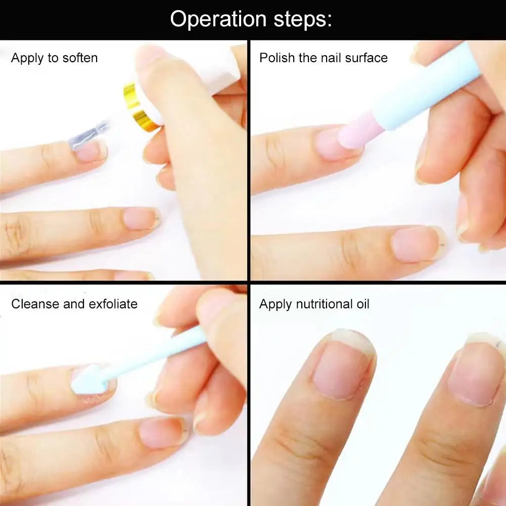 1PC Nails Art Quartz Grinding Pen Nail Cuticle scissors Dead Skin Remover UV Gel Polish Manicure Stick Files Accessories Tools Peaceful Pleasures Health and Wellness