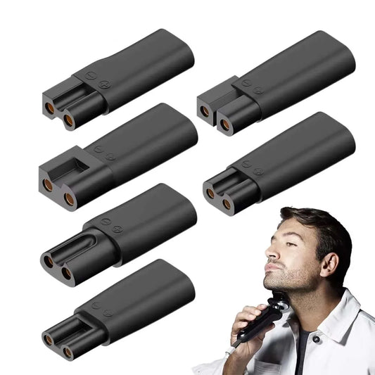 6-Piece Type-C USB Adapter Set for Hair Clippers & Trimmers