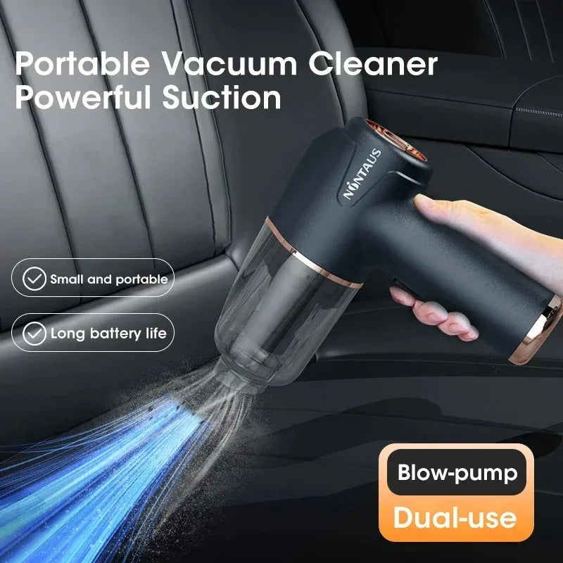Wireless Handheld 3-in-1 Car Vacuum Cleaner Over 15KPa Strong Suction Rechargeable Portable Cordless with LED Light for Home Pet Peaceful Pleasures Health and Wellness