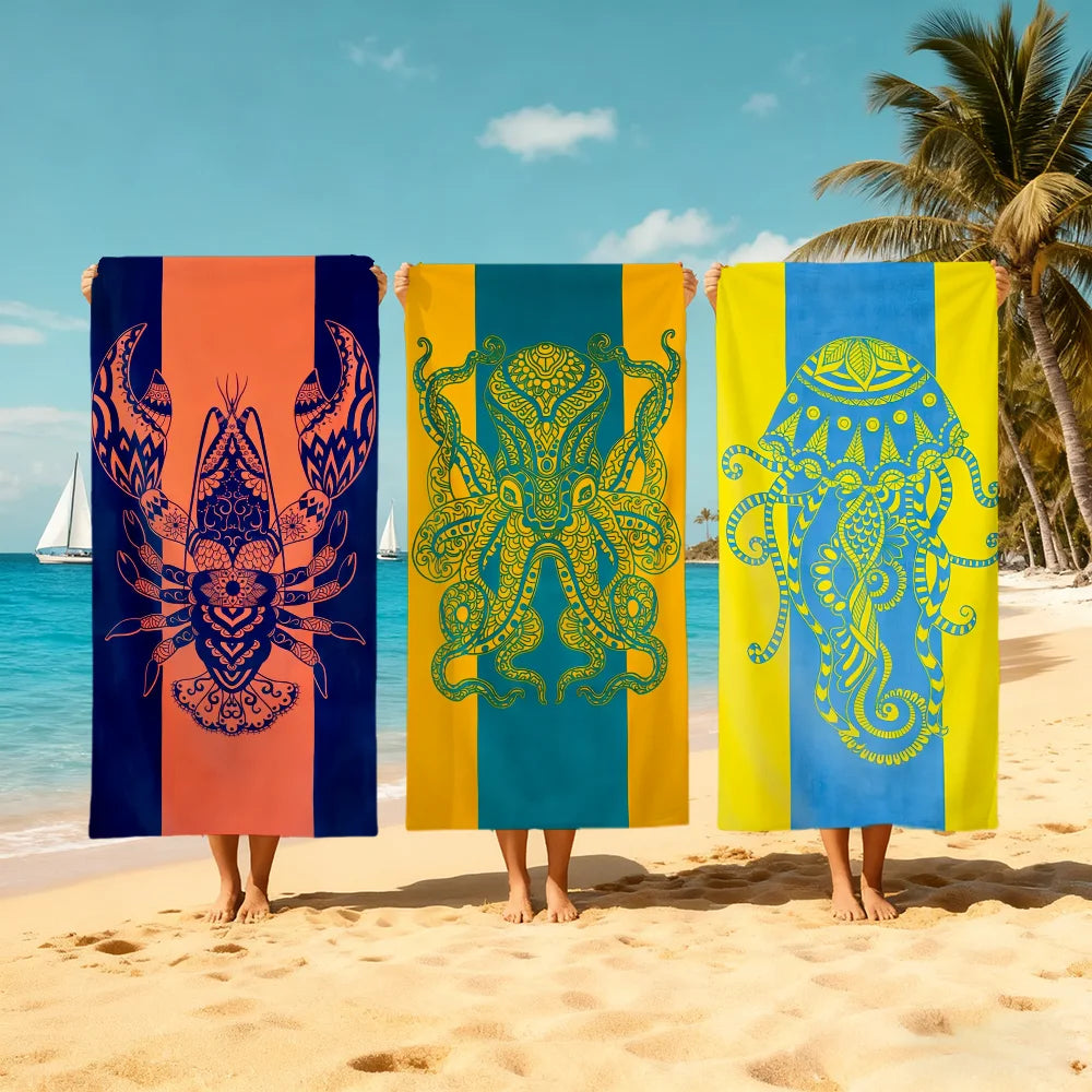 Quick-Dry Beach Towel – Soft Pool, Travel & Gym Towel Quick-Dry Beach Towel Peaceful Pleasures Health and Wellness