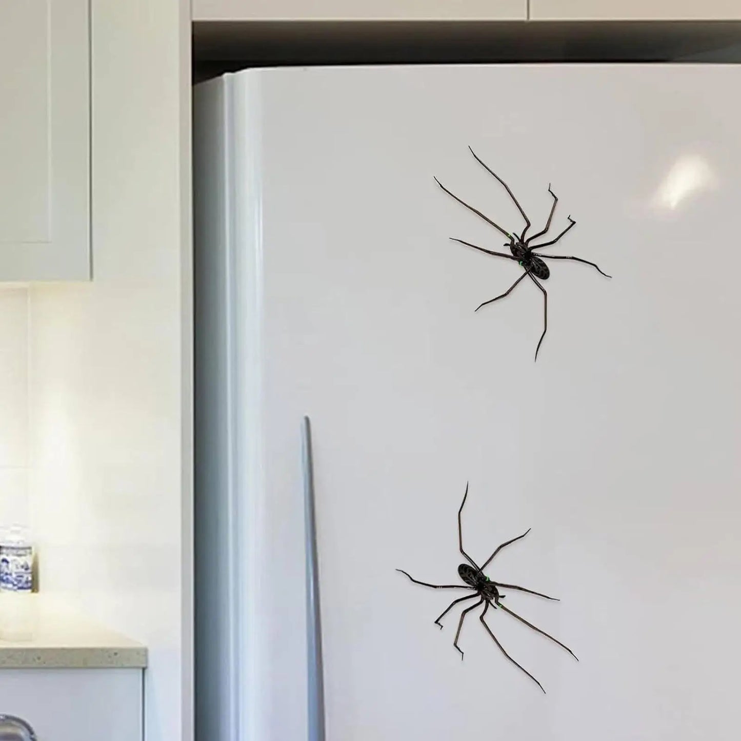 Realistic Spider Fridge Magnet | Funny Halloween Prank Decor