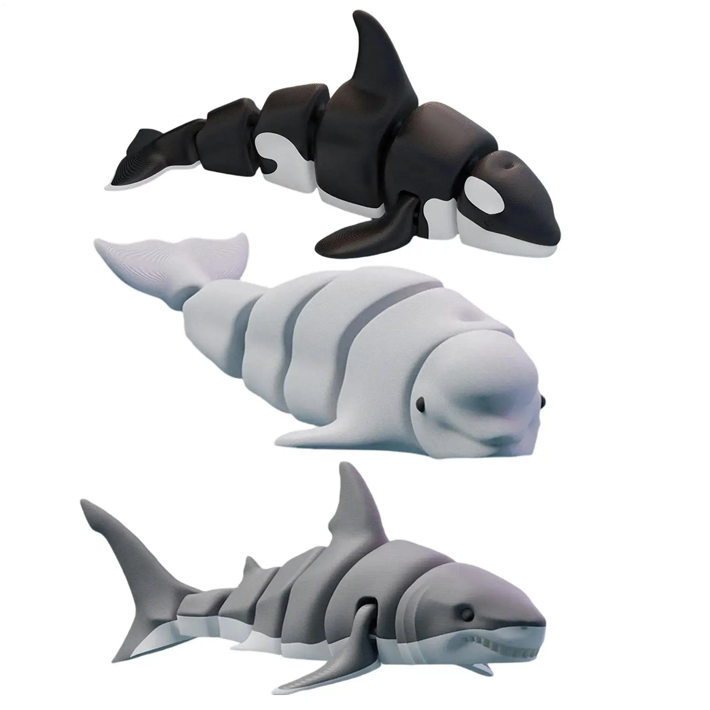 3D Printed Articulated Animal Figurine Poseable Fidget Toy Desk Decor & Stocking Stuffer Perfect Gift For Adults Kids, Boys Girl Peaceful Pleasures Health and Wellness
