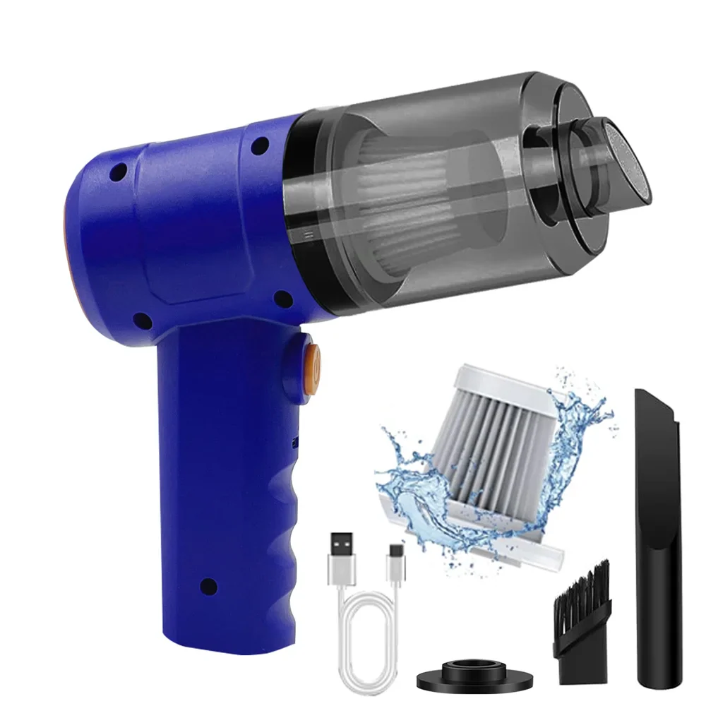 15000Pa Cordless Handheld Vacuum & Air Blower – 5-in-1 Mini