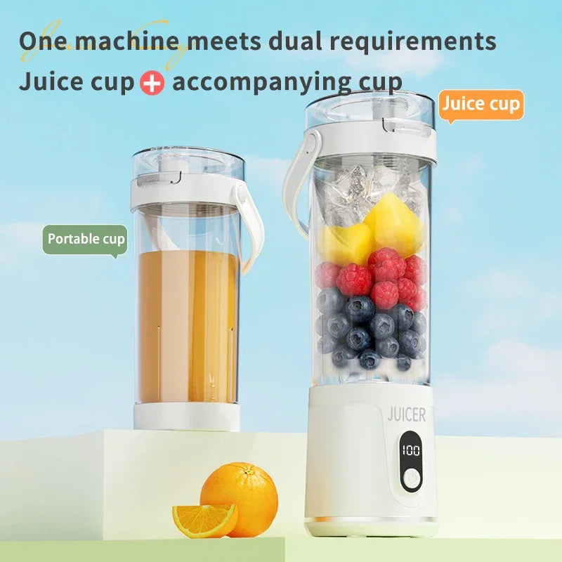 URGGU 600ml Portable Blender – USB Rechargeable Smoothie Maker