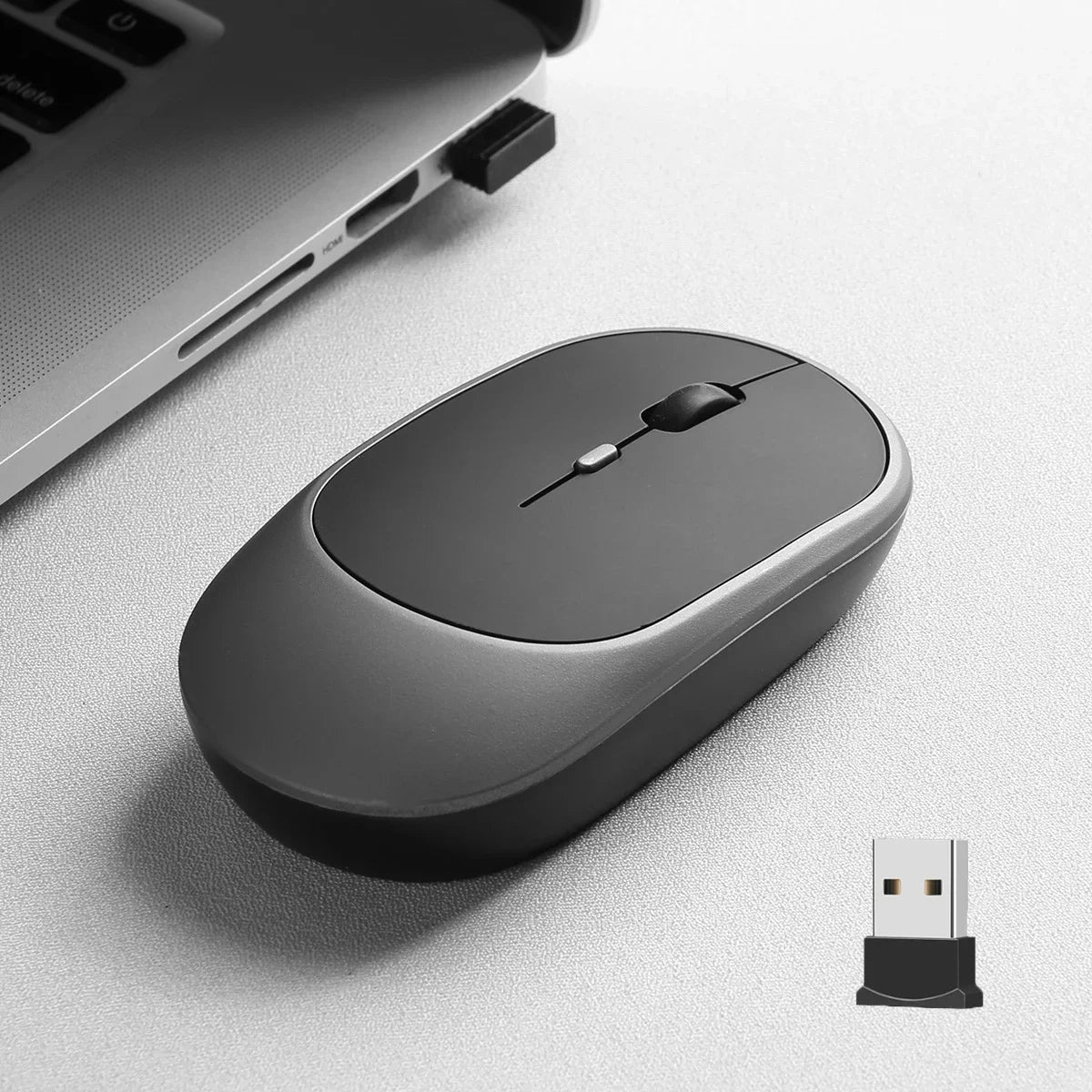 Rechargeable Wireless Mouse – Bluetooth & 2.4G Dual Mode