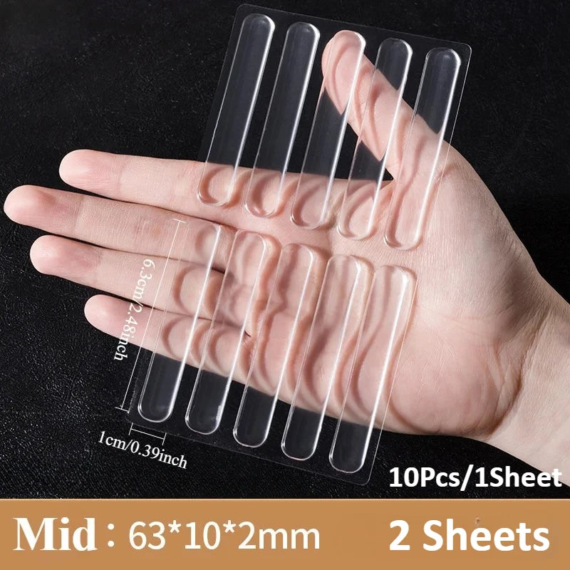 Silicone Self-Adhesive Door Stopper & Wall Protector Pads
