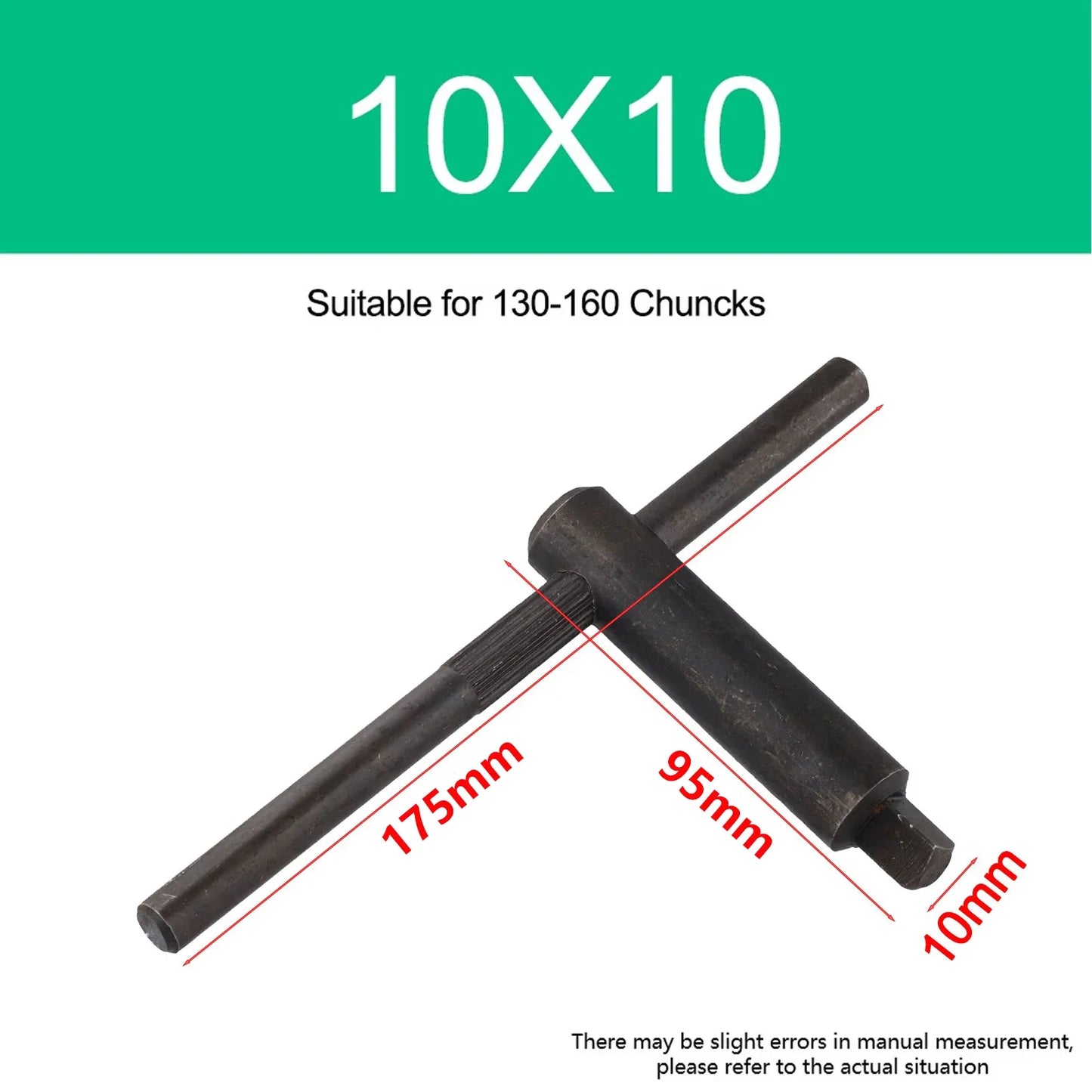 Chuck Square Key Wrench 8–17mm | CNC Milling Lathe Tool