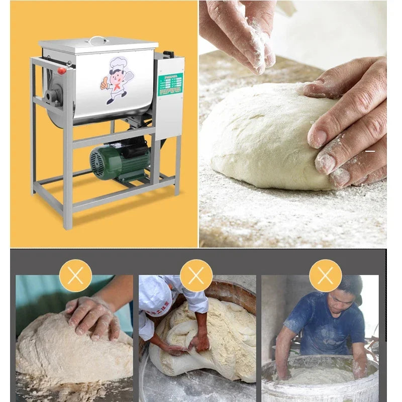 15kg Commercial Dough Mixer 1500W | Electric Flour Kneader