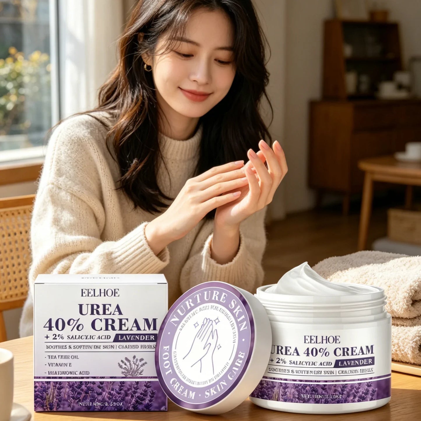 EELHOE 40% Urea Cream – Cracked Heel & Dry Foot Repair