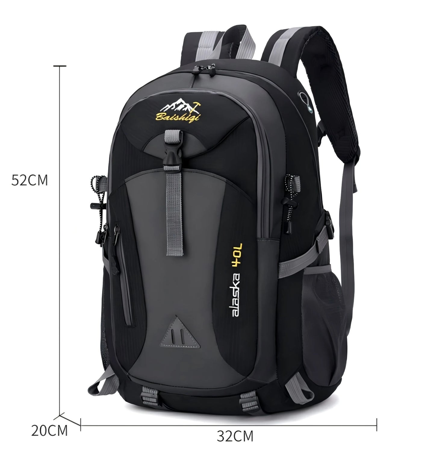 Outdoor Sports Backpack Water-Resistant Hiking Backpack for Men Leisure Travel Sports Bag New Camping Mountaineering Backpack Peaceful Pleasures Health and Wellness