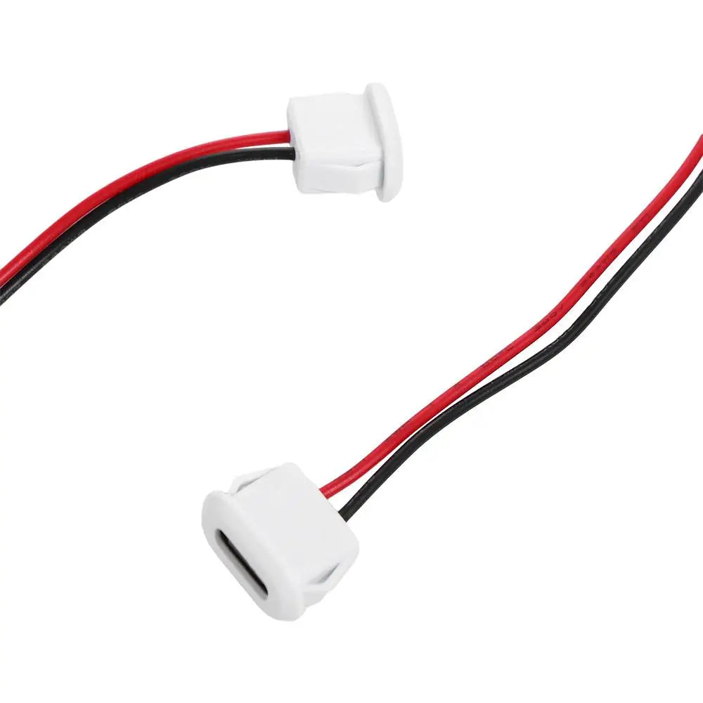 5Pcs Female Base Type-C Base With Welding Wire Female Socket Charging Interface USB-C Type USB-C Connector 2 Pin Connector Peaceful Pleasures Health and Wellness